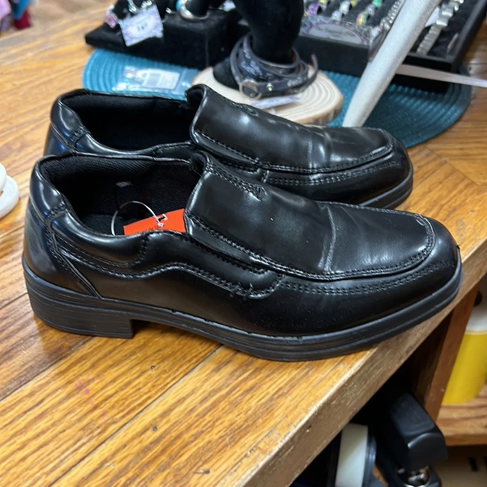 DEER STAGS | Wise black slip on dress shoes